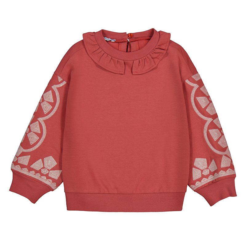 Ruffled Collar Pullover