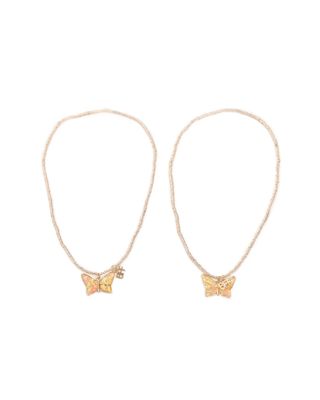 BFF Butterfly Share &amp; Tear Necklace, 2pc