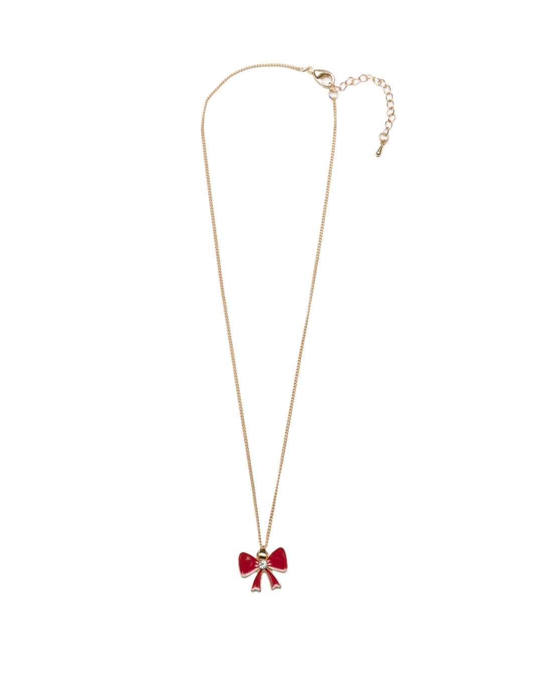 Holiday Bow Necklace