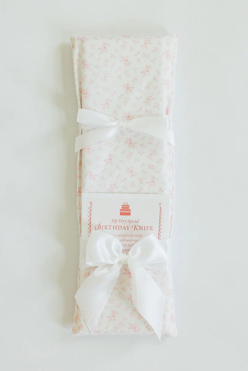 My Very Special Birthday Knife, Pink Toile
