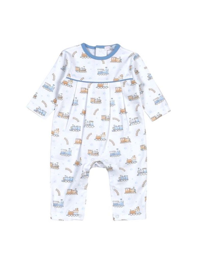 Choo Choo Pima LS Romper