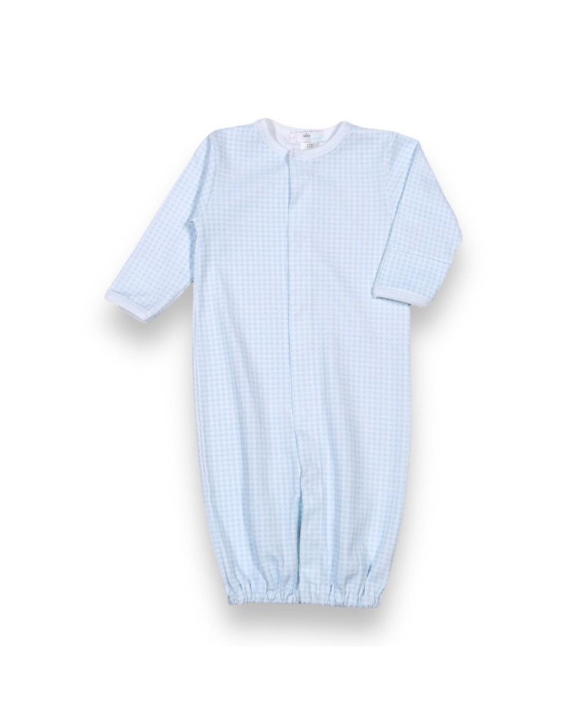 Blue Gingham Converter Gown
