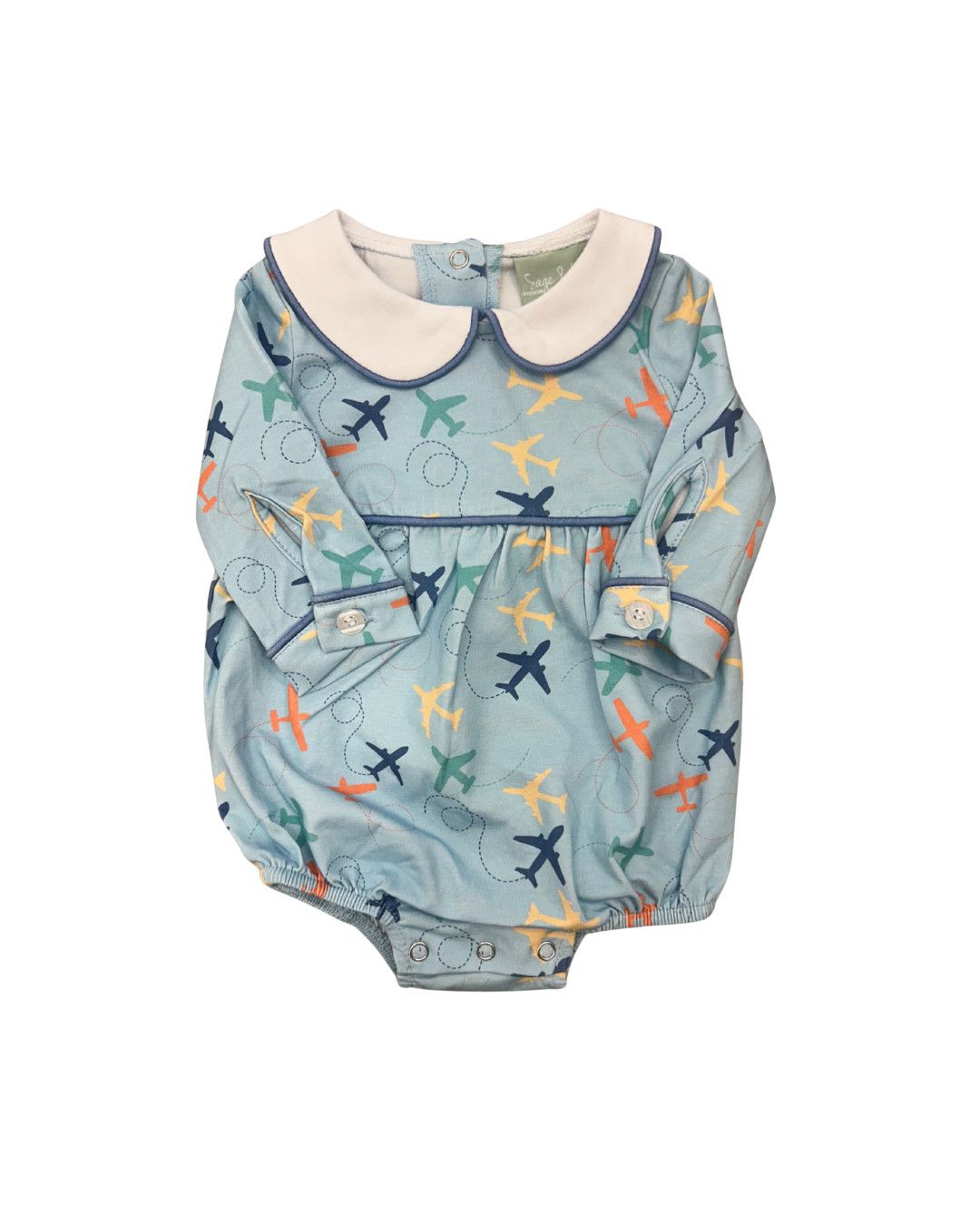 Boys Airplane Short Bubble