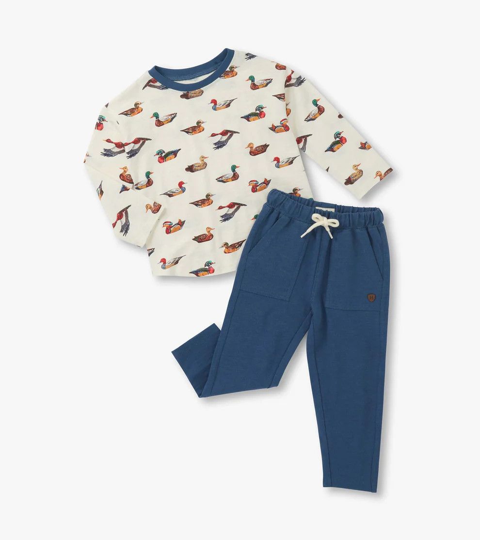 Decoy Ducks Graphic Tee and Pants Set