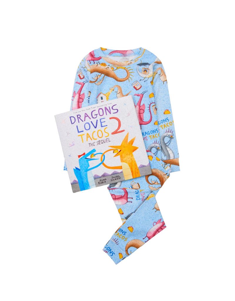 Dragons Love Tacos 2: The Sequel, PJ Set and Book