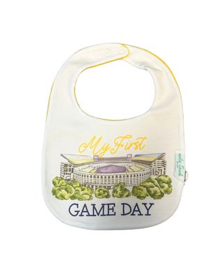 LSU - My First Game Day Organic Cotton Bib