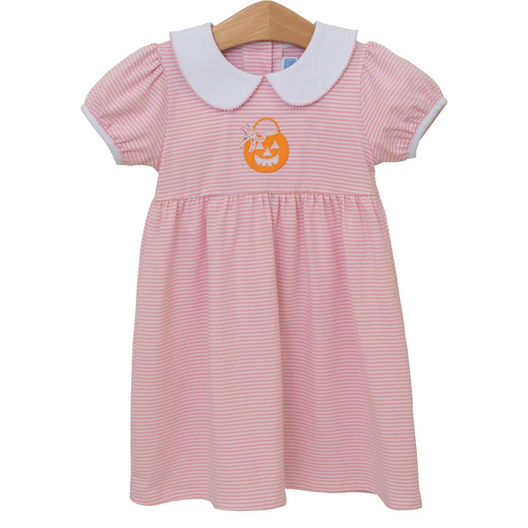 Jack O&#39;Lantern Dress - Pink Stripe