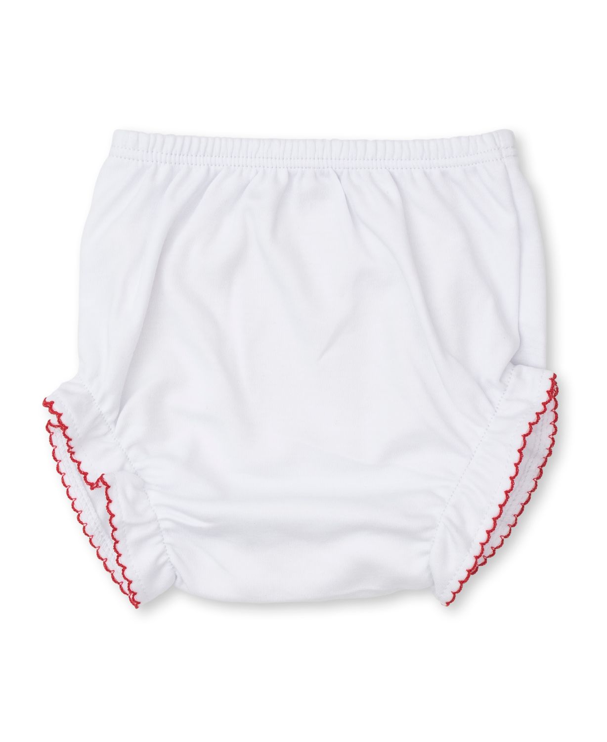 White/Red Diaper Cover