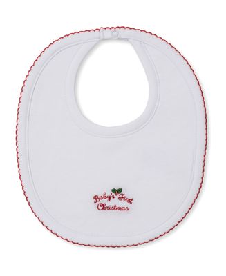 Baby&#39;s First Christmas Bib