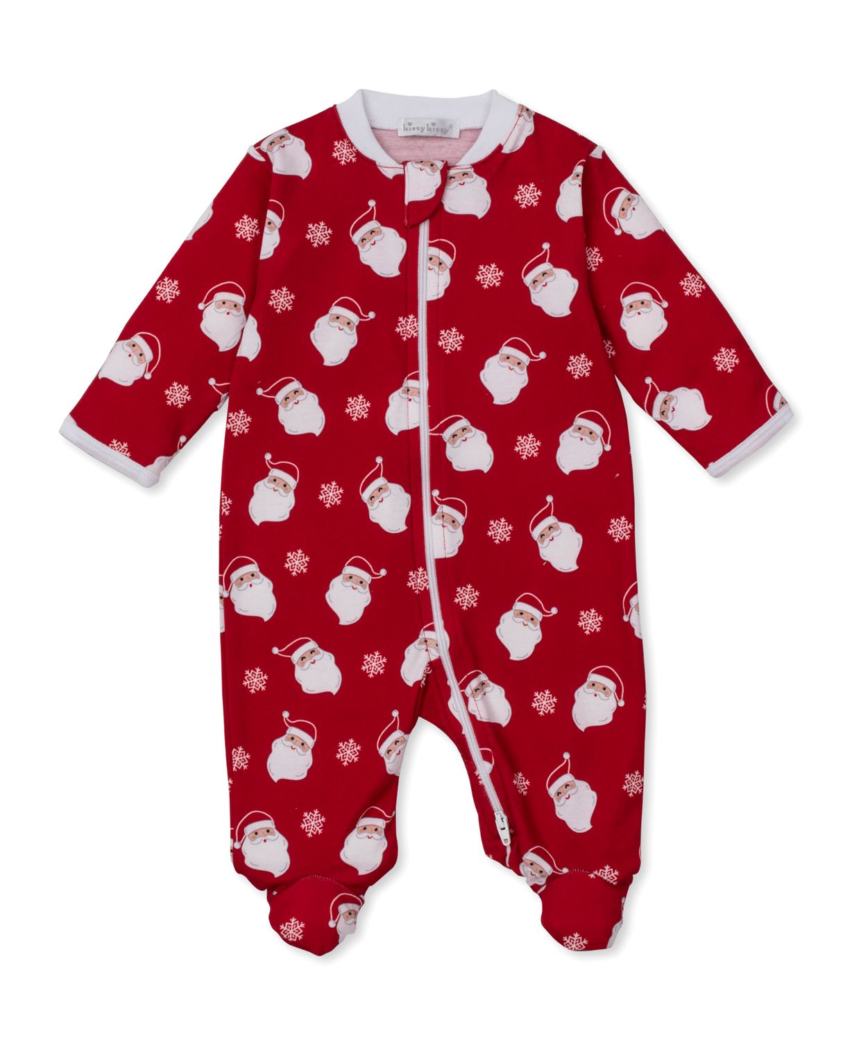 Smiling Santa Zip Footie