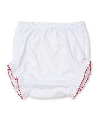 White/Red Diaper Cover