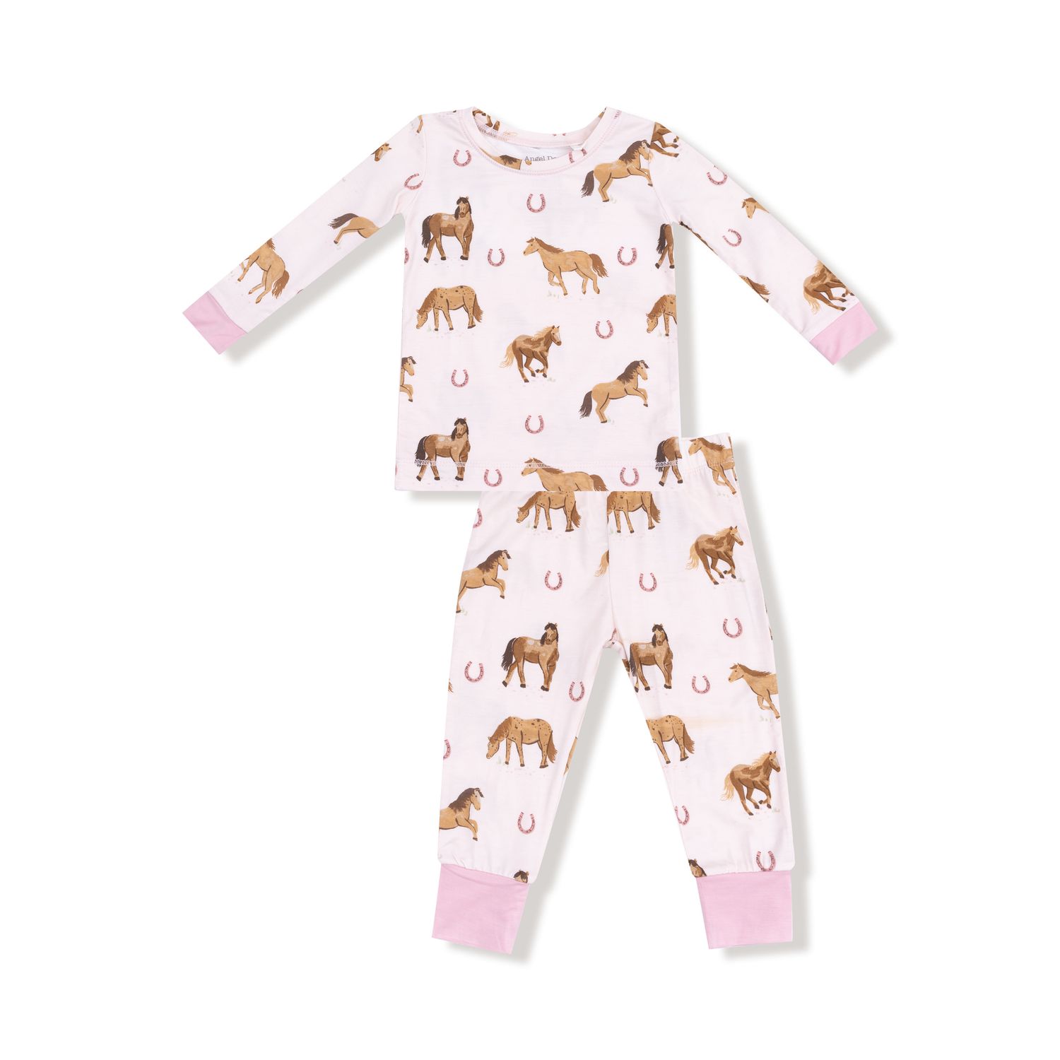 Pink Horses L/S Loungewear Set