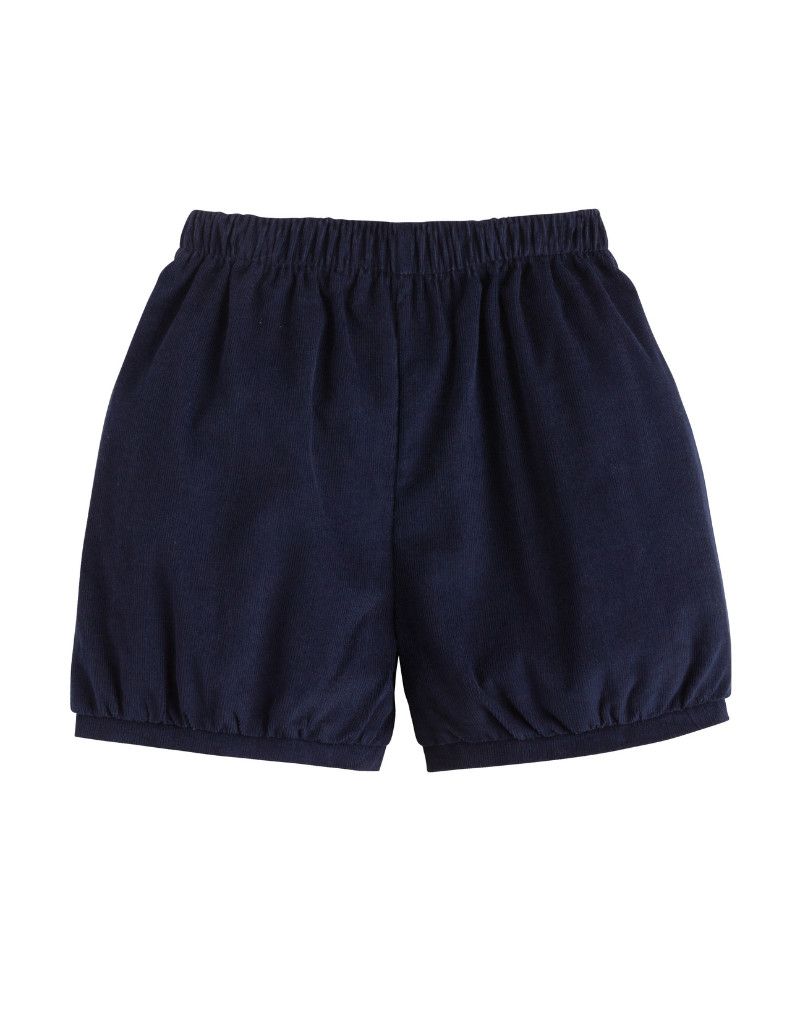 Banded Short, Navy Corduroy