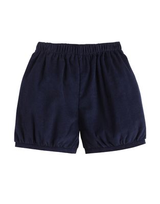 Banded Short, Navy Corduroy