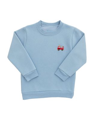 Light Blue Firetruck Pullover