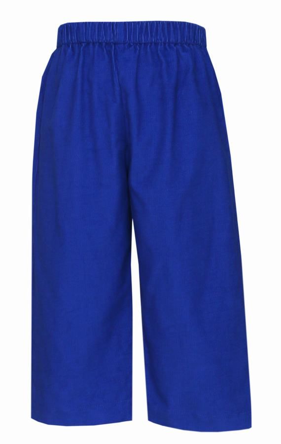 Boys Royal Blue Cord Pants