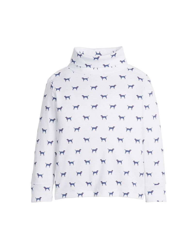 Printed Turtleneck, Navy Labs