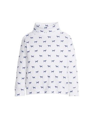 Printed Turtleneck, Navy Labs