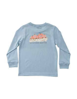 LS Cotton T-Shirt, Ashley Blue