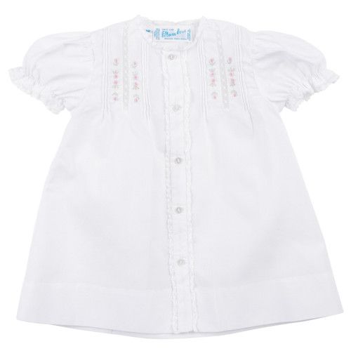 Girls Floral Rosebud Lace Daygown