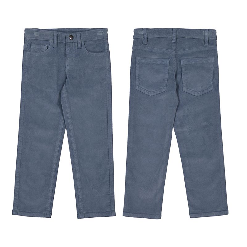 Basic Cord Trouser, Steel