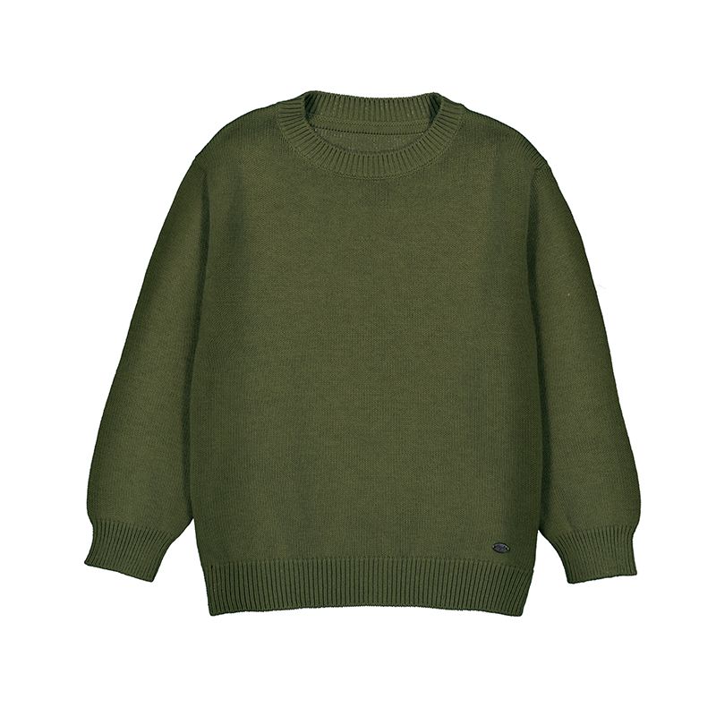Olive Crew Neck Jumper
