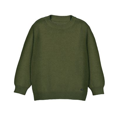 Olive Crew Neck Jumper