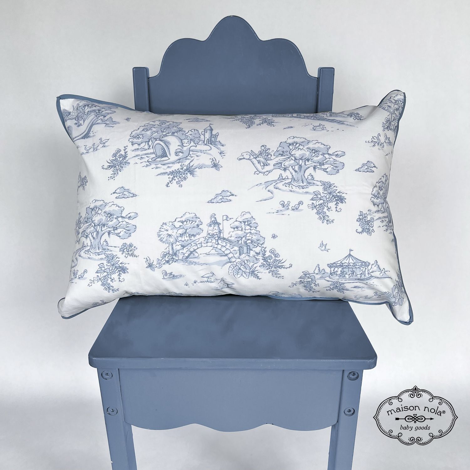 Storyland Pillow, Blue