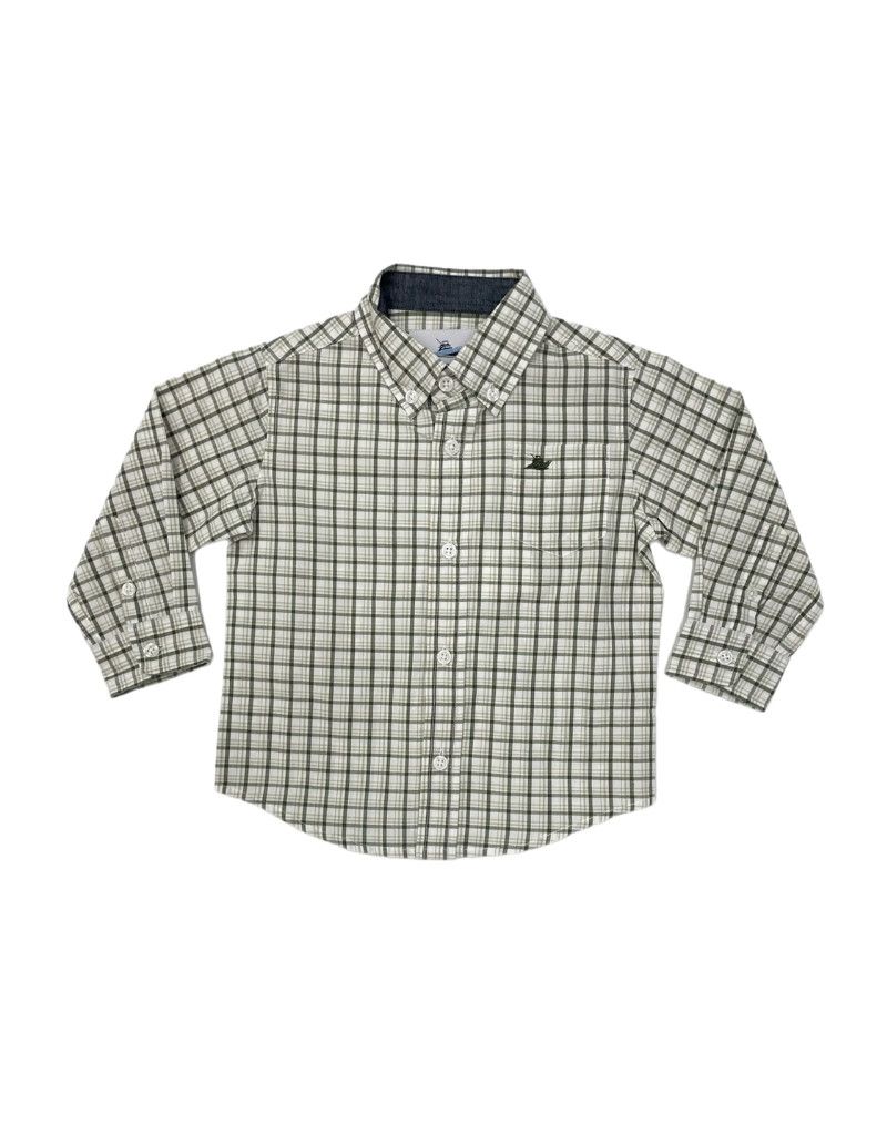 Long Sleeve Dress Shirt - Green/Shadow