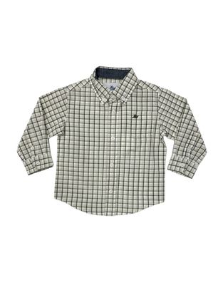 Long Sleeve Dress Shirt - Green/Shadow