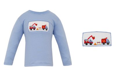 Trucks, Blue Knit Stripe Shirt