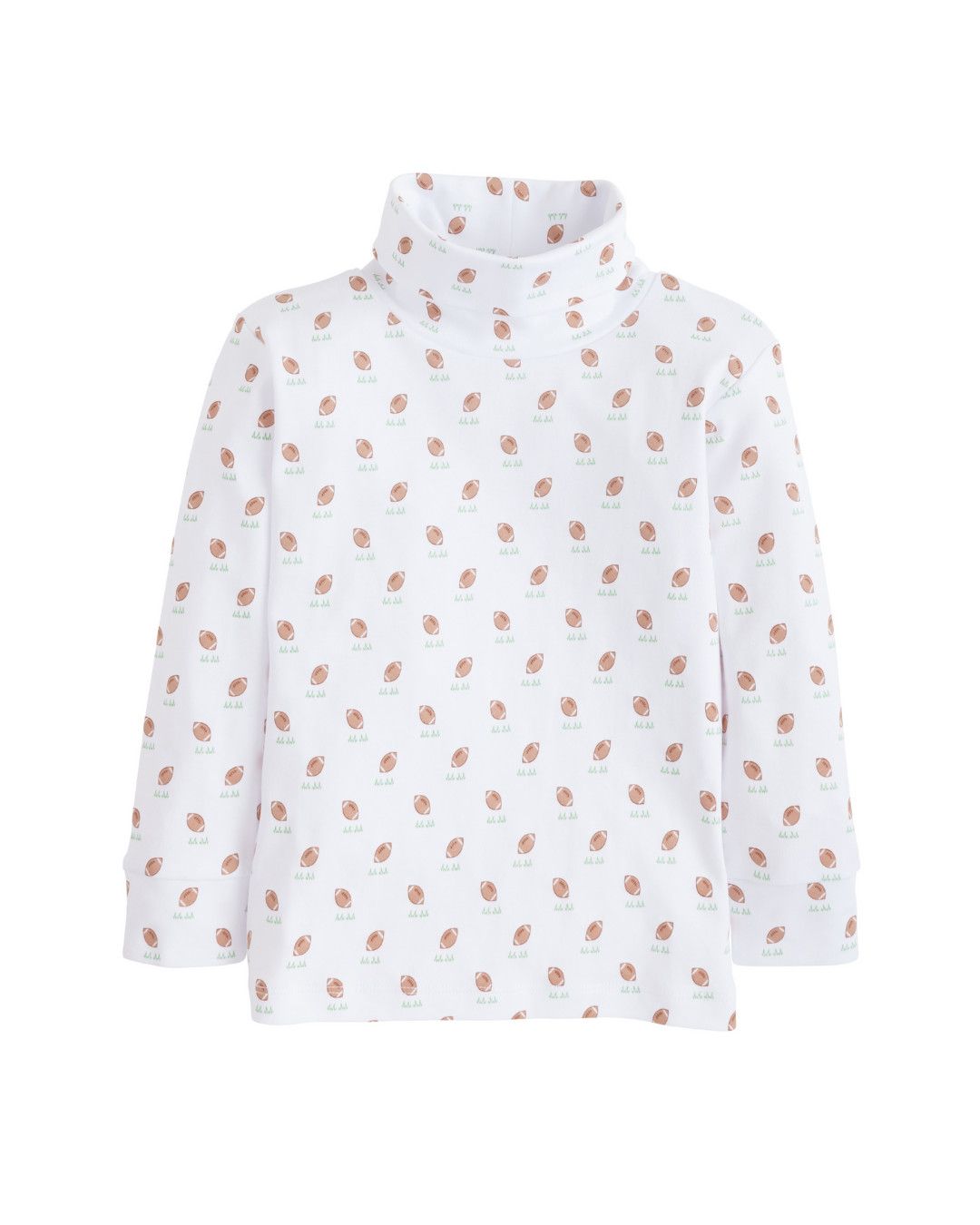 Football Printed Turtlenuck