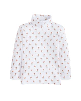 Football Printed Turtlenuck