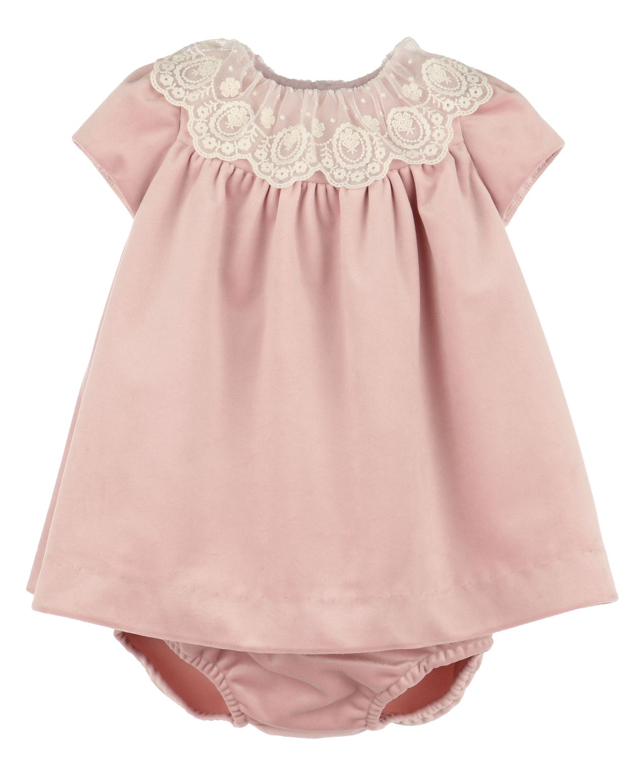 Deluxe Velvet Float Dress, Rose
