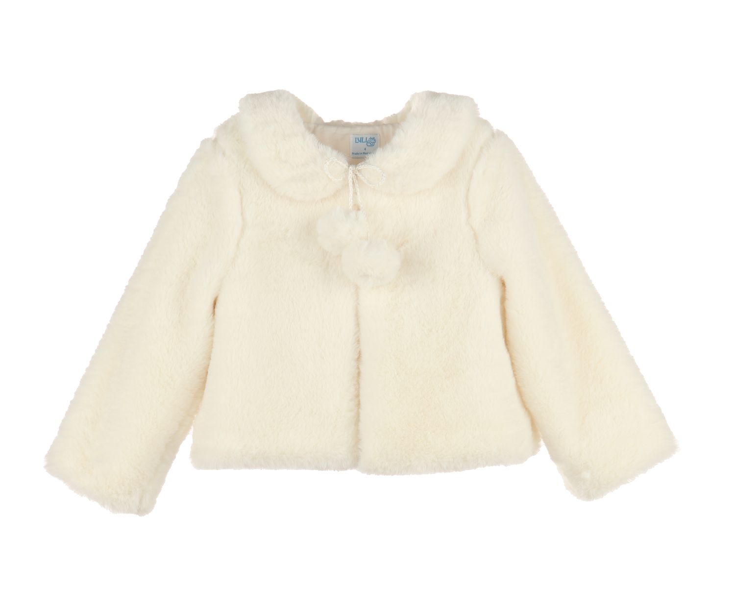 Cozy Fuzzy Coat, Ivory