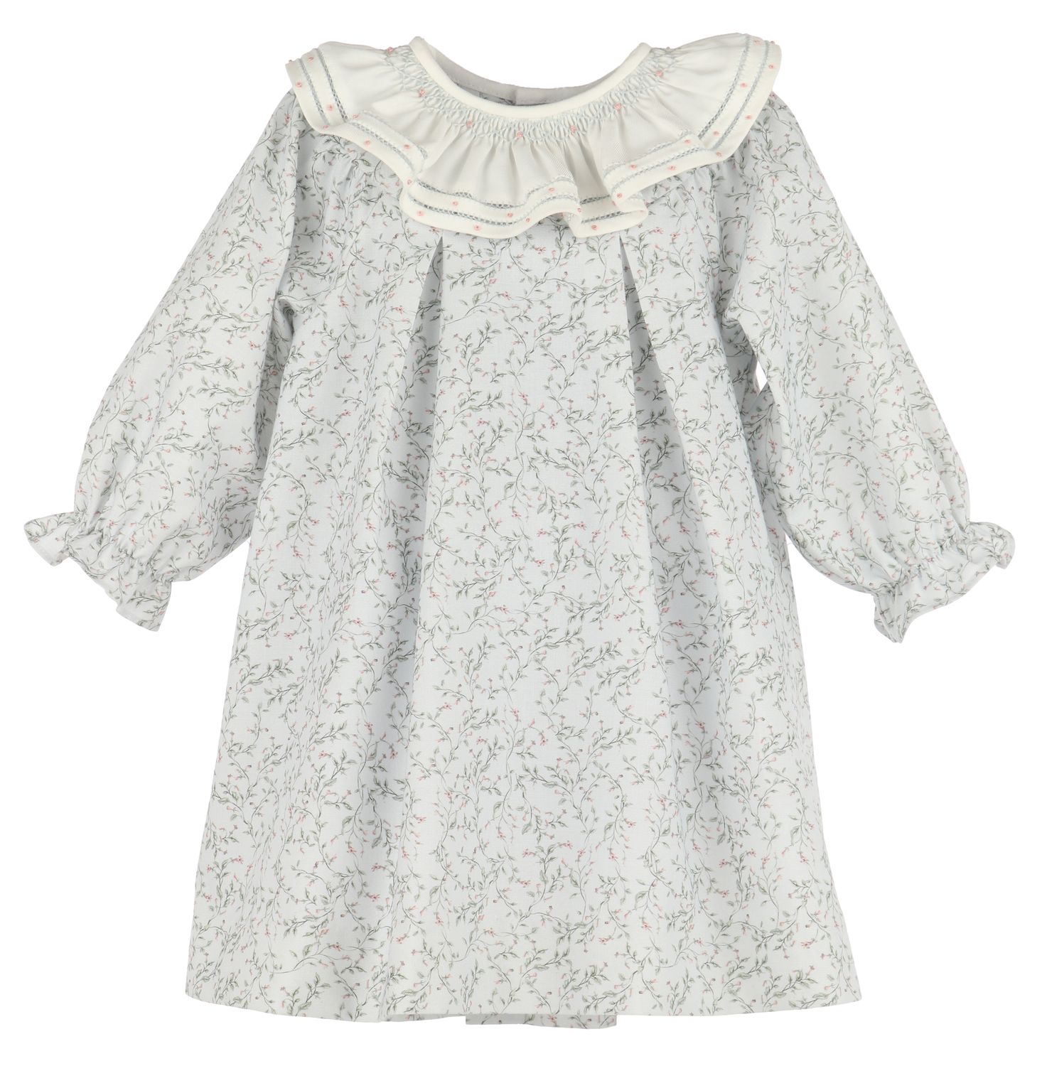Willow Floral Smock Float Dress, Blue