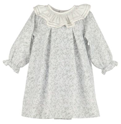 Willow Floral Smock Float Dress, Blue