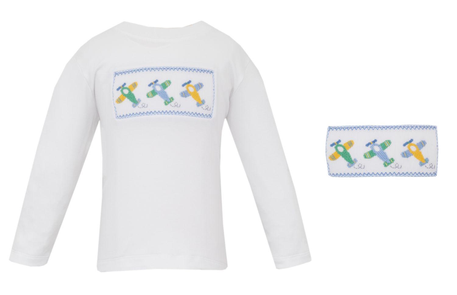 White Knit Shirt, Airplanes