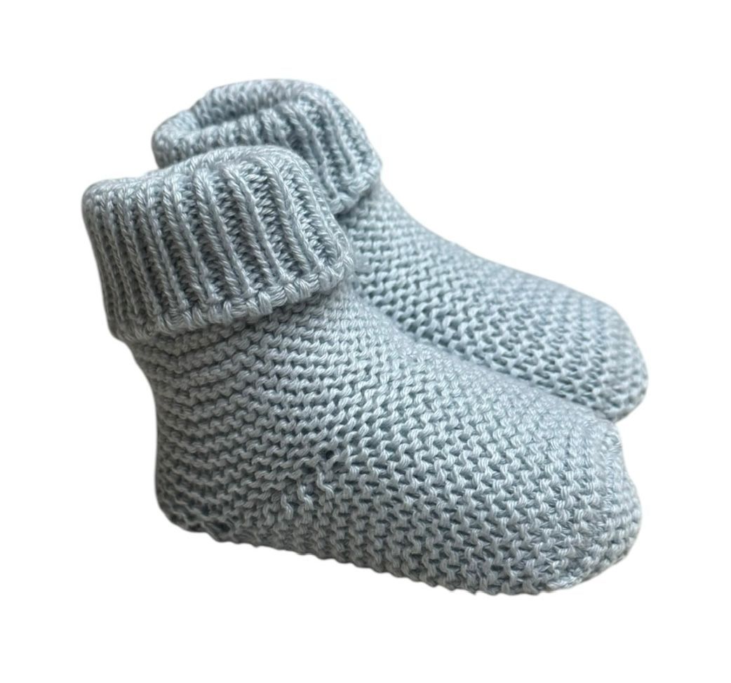 Folded Edge Bootie, Blue