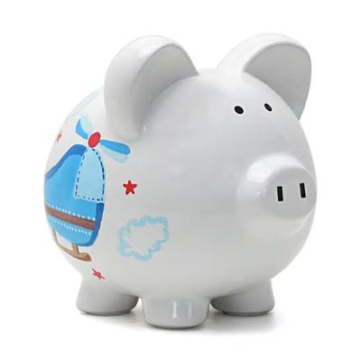 Helicopter Piggy Bank