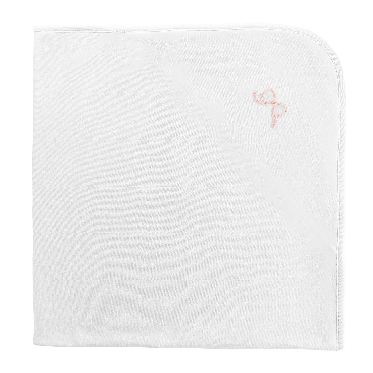 Pretty Bows Blanket, White