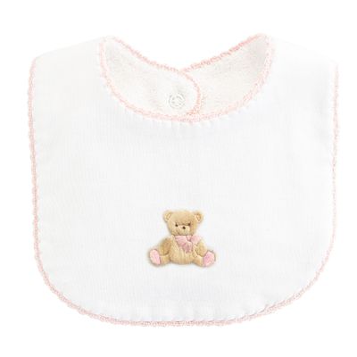Toys Bib, Pink Bear
