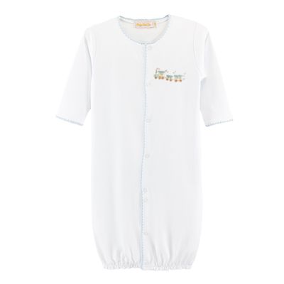 Little Train Conv Gown with Crochet Trim