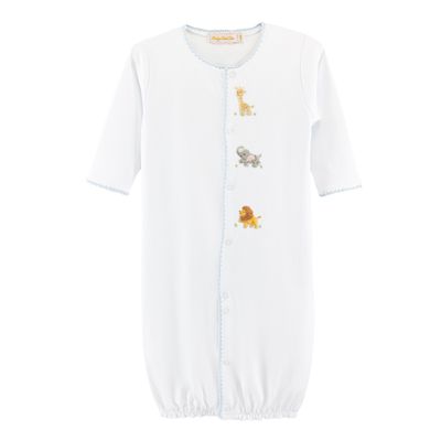 Safari Adventure Conv Gown with Crochet Trim, Blue