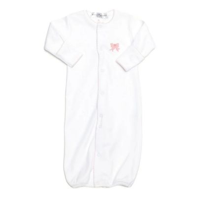 Classic Bow Pima Conv Gown, White