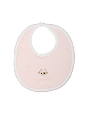Spotted Puppy Bib, Pink