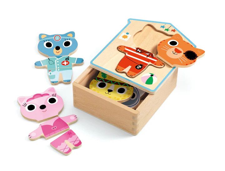Wooden Puzzle Dress Up Mix