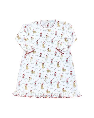 Christmas Pups Pima Night Gown