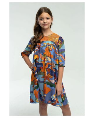Alice Sequin Dress-Blue