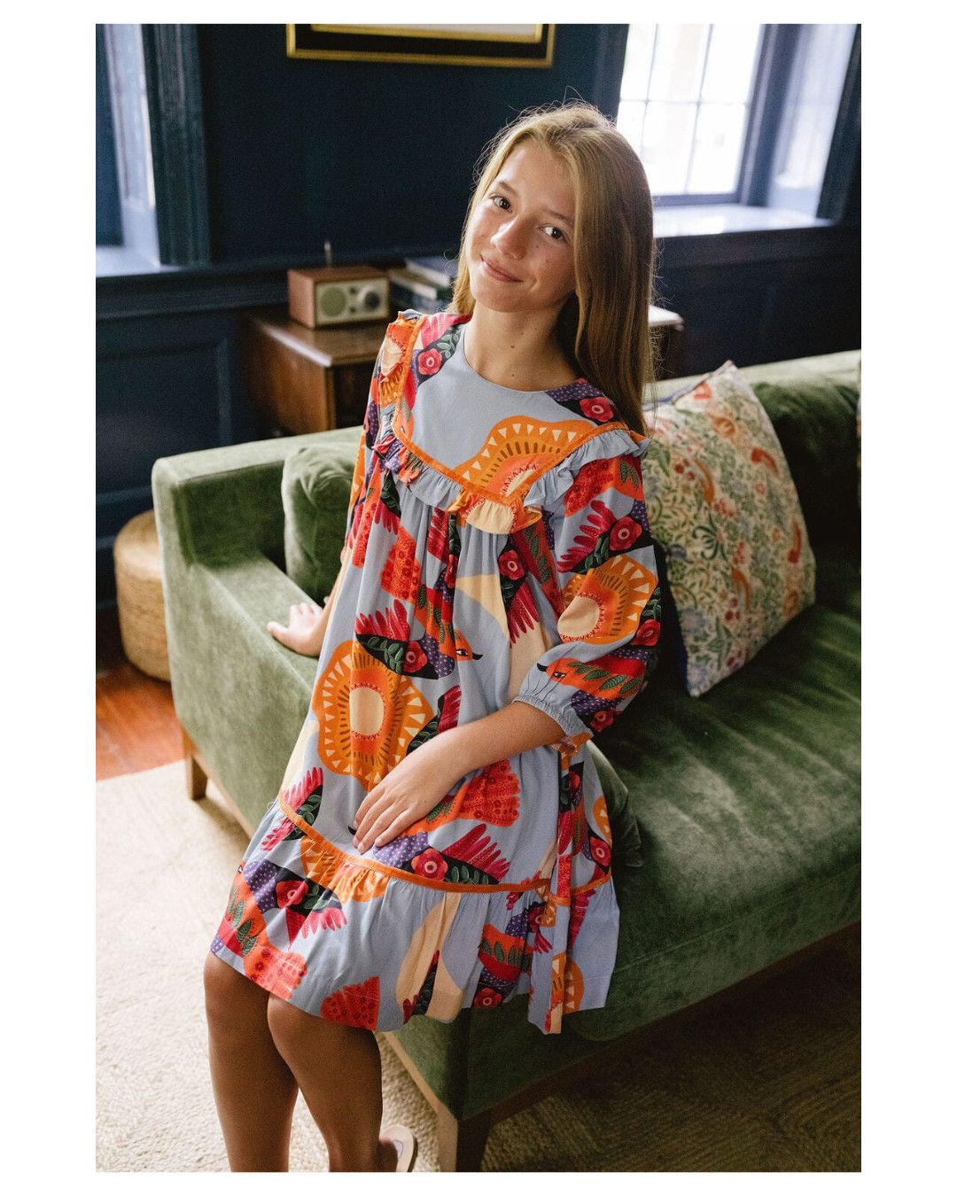 Blair Dress-Carolina Blue